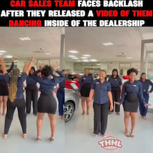 CAR SALES TEAM FACES BACKLASH AFTER THEY RELEASED A VIDEO OF THEM DANCING INSIDE OF THE DEALERSHIP thumbnail